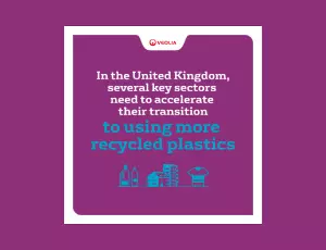 In the United Kingdom, several key sectors need to accelerate their transition to using more recycled plastics